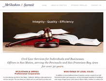 Tablet Screenshot of mcglashan.com